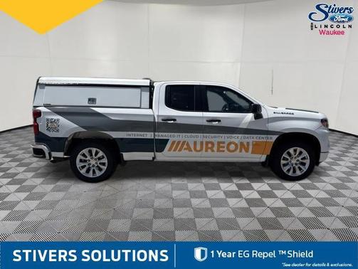 Summit White 2023 Chevrolet Silverado 1500 Custom