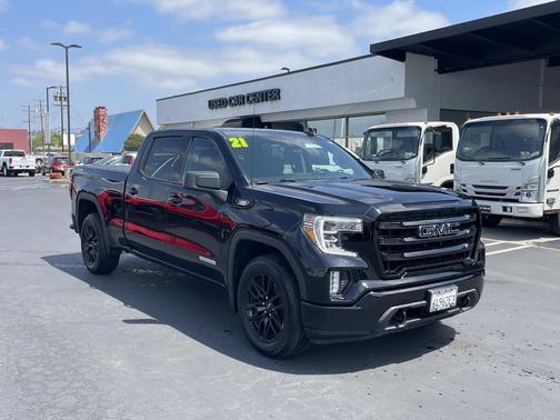 Onyx Black 2021 GMC Sierra 1500 Elevation