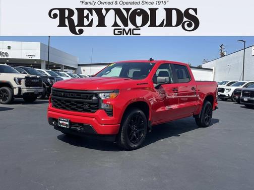 Red Hot 2025 Chevrolet Silverado 1500 Custom