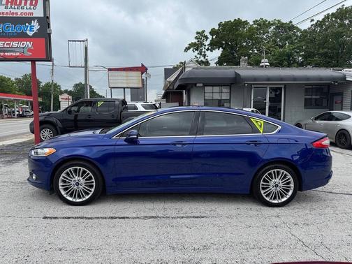 Deep Impact Blue 2016 Ford Fusion SE