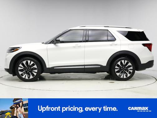 White 2026 Ford Explorer Platinum