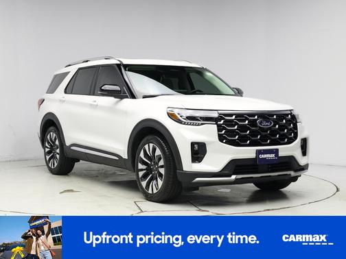 White 2026 Ford Explorer Platinum