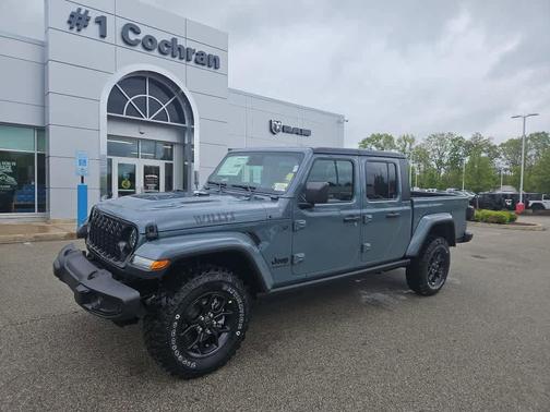 Hydro Blue Pearlcoat 2026 Jeep Gladiator Sport