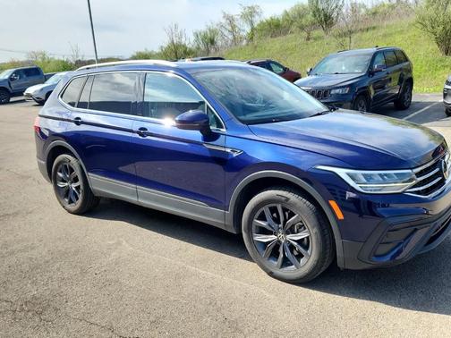Atlantic Blue 2022 Volkswagen Tiguan 2.0T SE