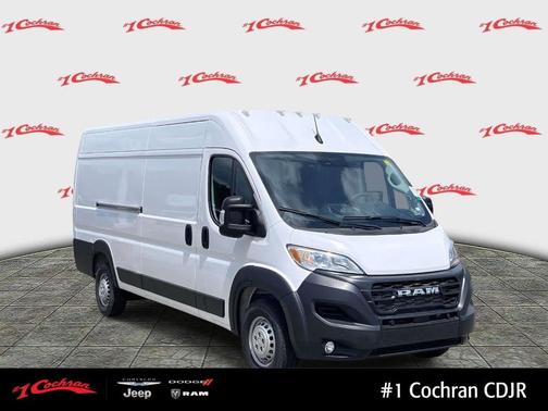 Bright White Clearcoat 2024 RAM ProMaster 3500 High Roof
