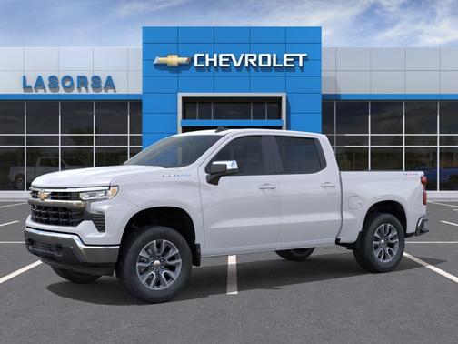 Summit White 2026 Chevrolet Silverado 1500 LT