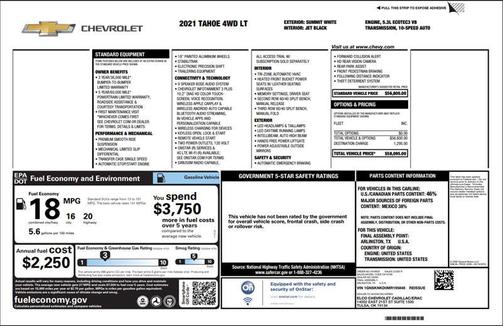 2021 Chevrolet Tahoe LT