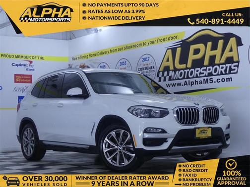 White 2019 BMW X3 xDrive30i