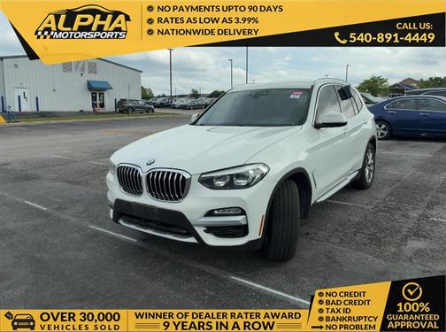 White 2019 BMW X3 xDrive30i