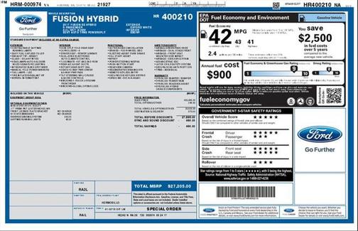 2017 Ford Fusion Hybrid SE