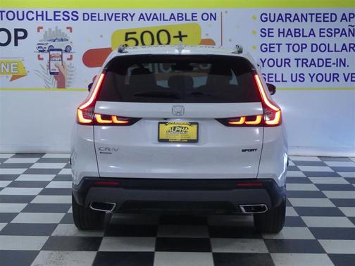 Platinum White Pearl 2025 Honda CR-V Hybrid Sport AWD