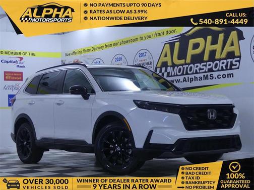 Platinum White Pearl 2025 Honda CR-V Hybrid Sport AWD