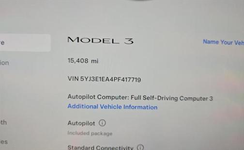 2023 Tesla Model 3 Standard Range