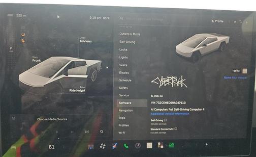 Stainless Steel 2024 Tesla Cybertruck All-Wheel Drive