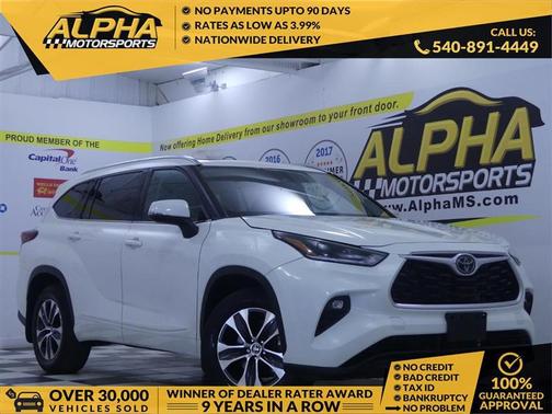 Blizzard Pearl 2021 Toyota Highlander XLE