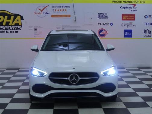 White 2022 Mercedes-Benz C-Class Sedan