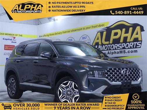Portofino Gray 2023 Hyundai SANTA FE Limited