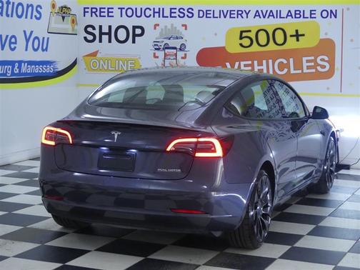 Gray 2023 Tesla Model 3 Performance
