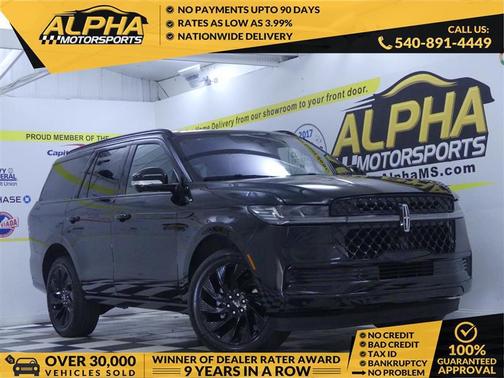 Infinite Black Metallic Clearcoat 2025 Lincoln Navigator Reserve