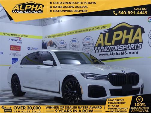 Alpine White 2022 BMW 750 i xDrive