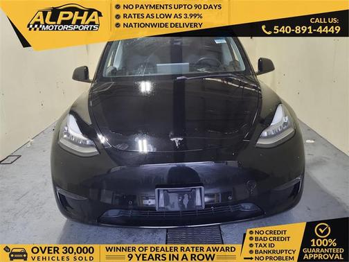 Solid Black 2020 Tesla Model Y Long Range Dual Motor All-Wheel Drive