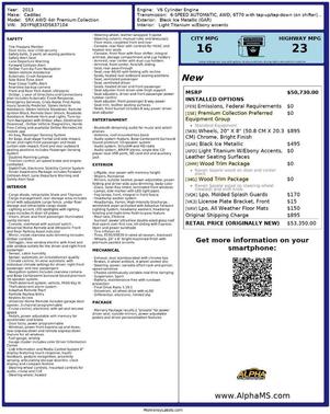 2013 Cadillac SRX Premium Collection