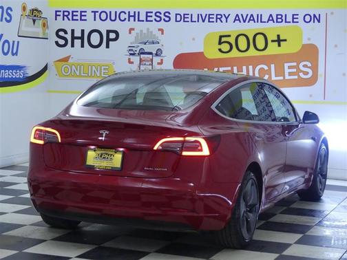 Red Multi-Coat 2018 Tesla Model 3 Long Range