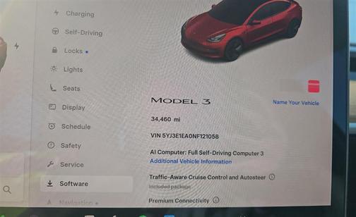 Red Multi-Coat 2022 Tesla Model 3 Standard Range
