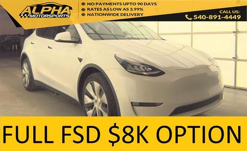 Pearl White Multi-Coat 2020 Tesla Model Y Long Range Dual Motor All-Wheel Drive