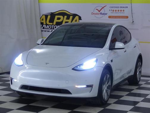 Pearl White Multi-Coat 2020 Tesla Model Y Long Range Dual Motor All-Wheel Drive