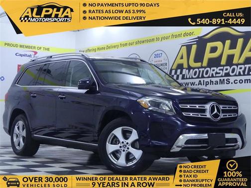Blue 2019 Mercedes-Benz GLS 450 4MATIC