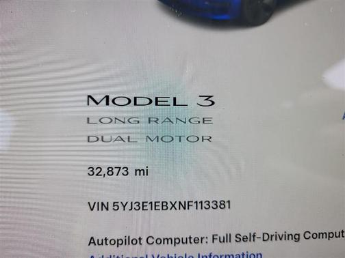2022 Tesla Model 3 Long Range