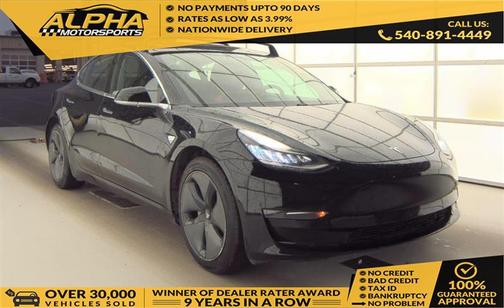 Black 2018 Tesla Model 3 Long Range