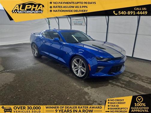 Blue 2016 Chevrolet Camaro 2SS