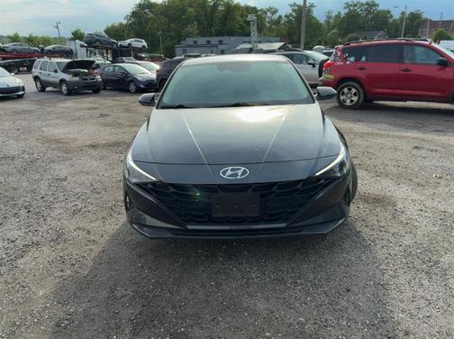 Portofino Gray 2021 Hyundai ELANTRA SEL