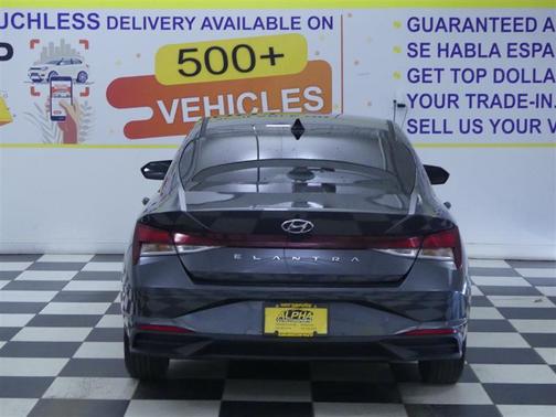 Portofino Gray 2021 Hyundai ELANTRA SEL