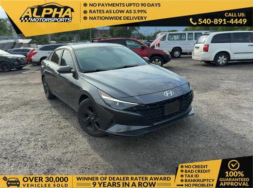 Portofino Gray 2021 Hyundai ELANTRA SEL