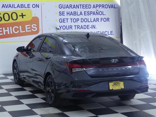 Portofino Gray 2021 Hyundai ELANTRA SEL