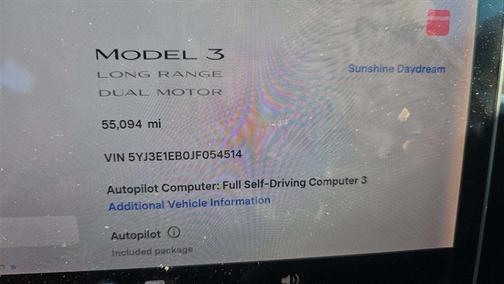 2018 Tesla Model 3 Long Range