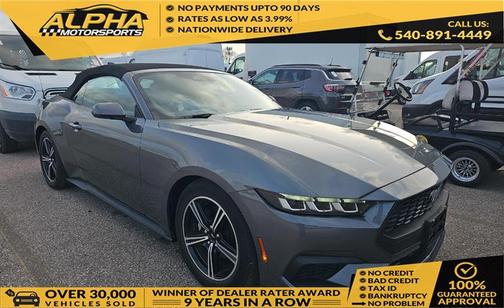 Gray 2024 Ford Mustang EcoBoost Premium