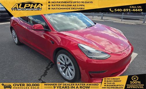 Red Multi-Coat 2023 Tesla Model 3 Standard Range