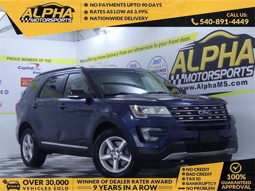 Blue Jeans Metallic 2016 Ford Explorer XLT