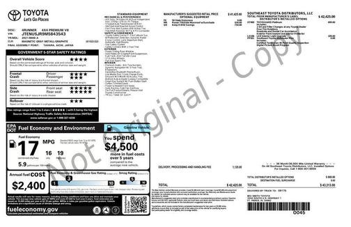 Magnetic Gray Metallic 2021 Toyota 4Runner SR5 Premium