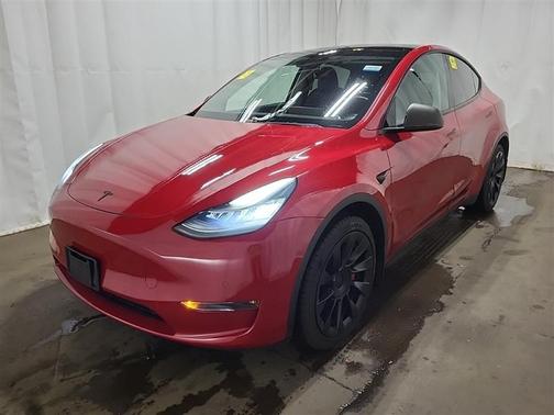 Red Multi-Coat 2020 Tesla Model Y Long Range Dual Motor All-Wheel Drive