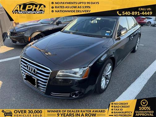 Black 2013 Audi A8 L 3.0T