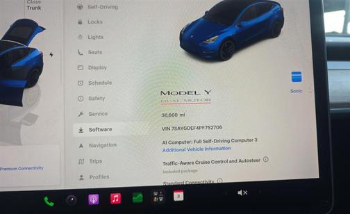 Deep Blue Metallic 2023 Tesla Model Y Performance Dual Motor All-Wheel Drive