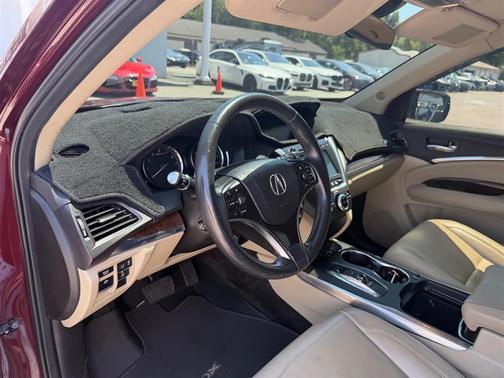 Burgundy 2018 Acura MDX 3.5L