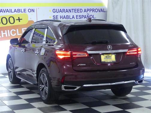 Burgundy 2018 Acura MDX 3.5L