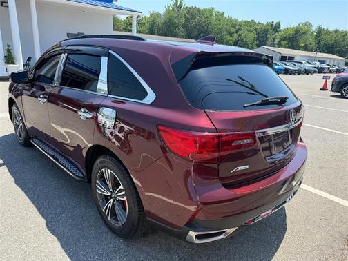 Burgundy 2018 Acura MDX 3.5L