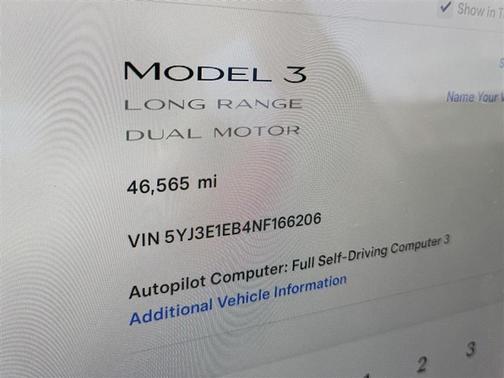 2022 Tesla Model 3 Long Range
